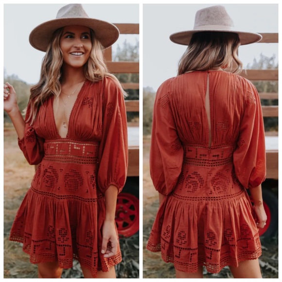 Tea time mini dress free people Clearance